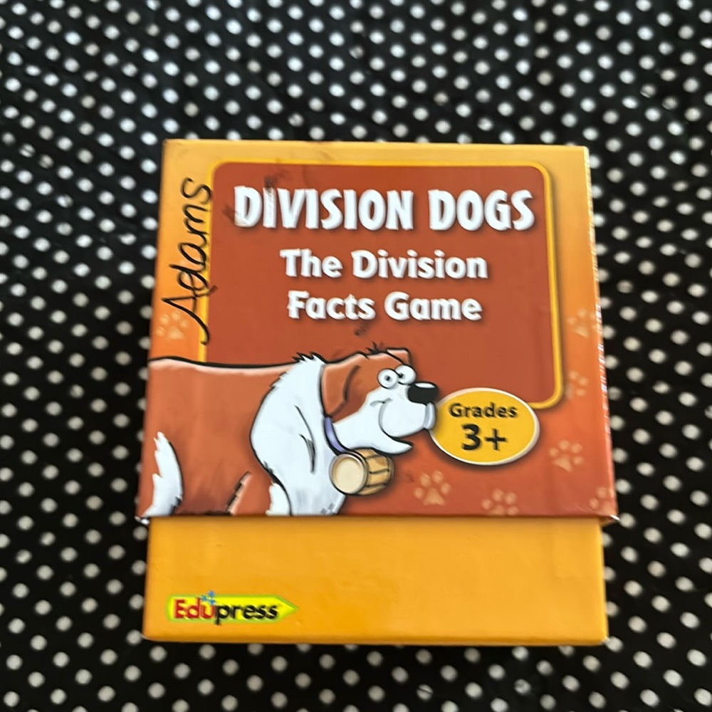 Like new! Division Dogs The Division Facts game. Grades 3+